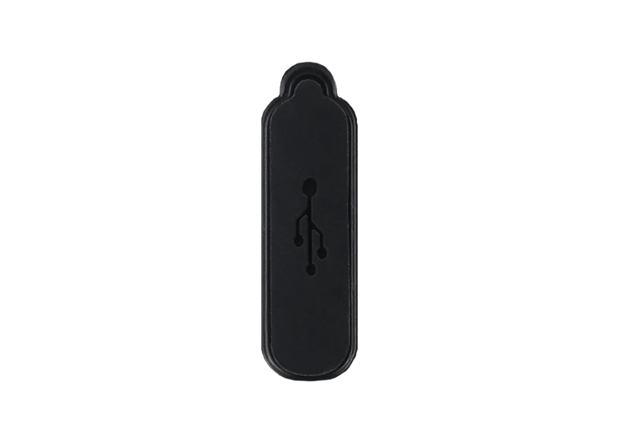 Flexcom FBX4X USB-C rubberen plug – Reservepoortbeschermer voor FLEXBIKE GPS-trackers